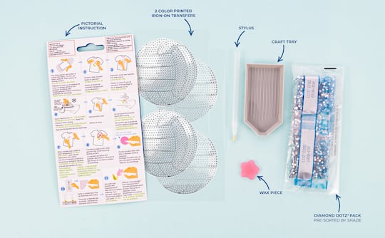 Diamond Dotz® Volleyball Iron-On 'n' Dot Kit